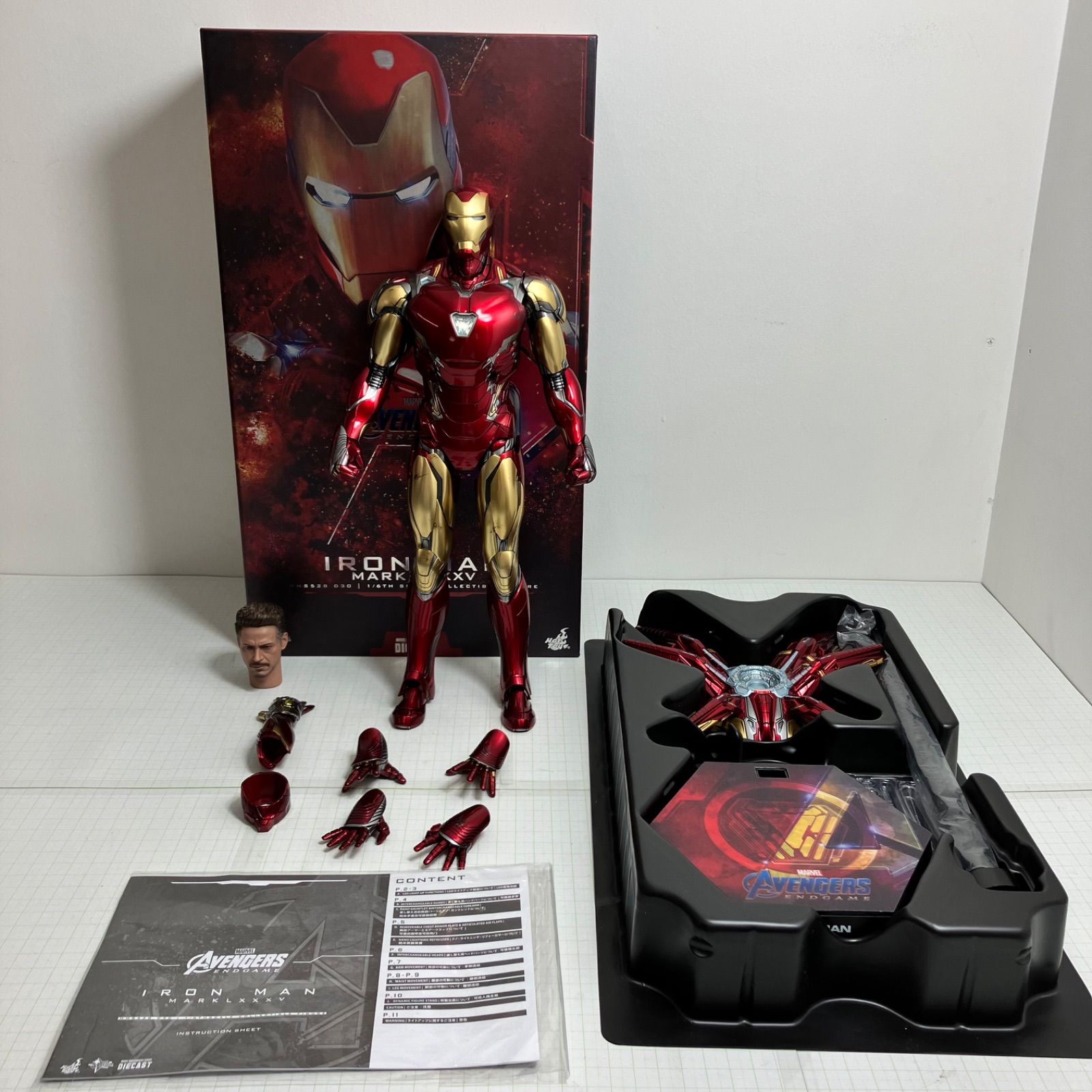 Hot Toys アイアンマン マーク85 美品（ヘッド欠品） アベンジャーズ／エンドゲーム』アイアンマン・マーク85、ホットトイズ