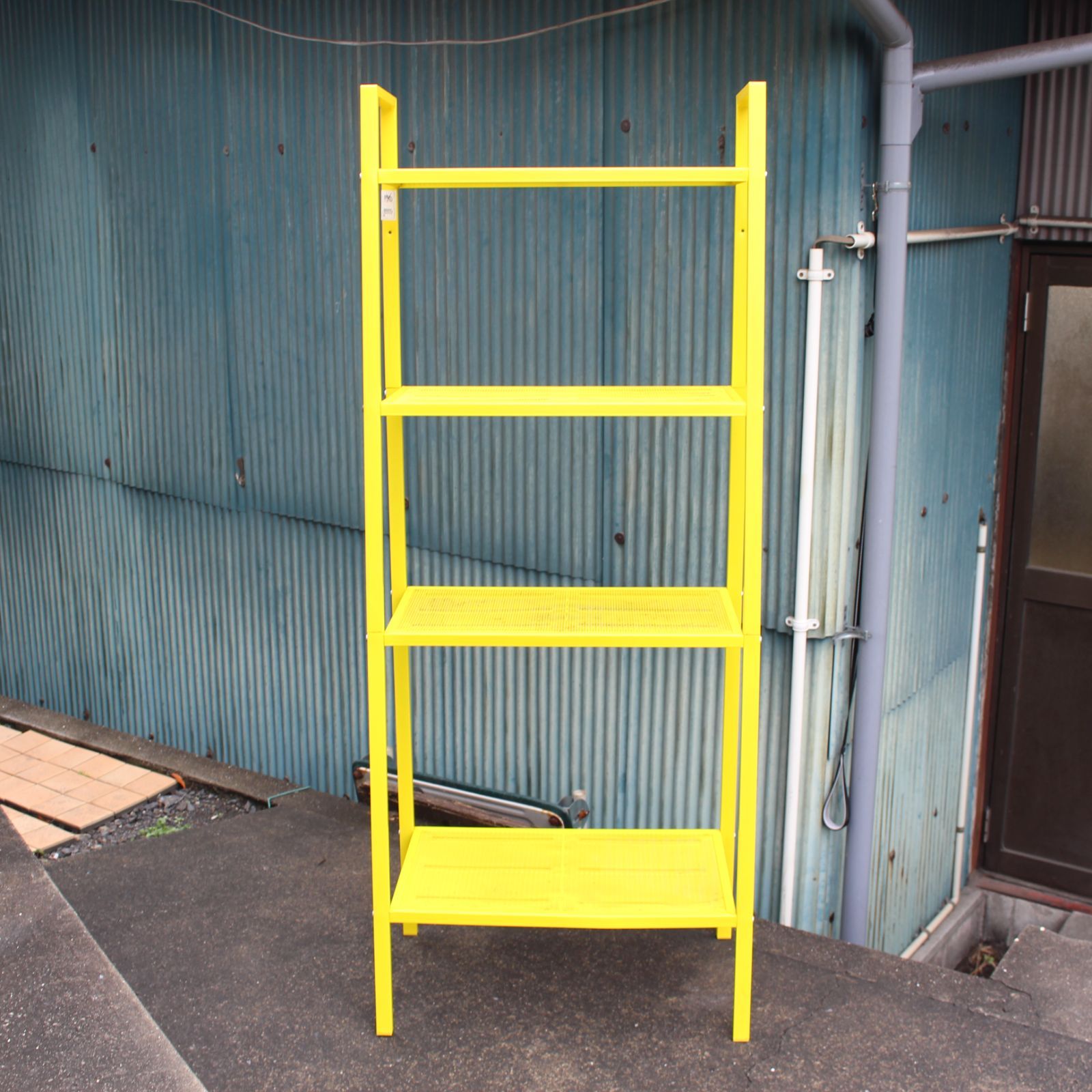 650)【家財便Cランクで発送】IKEA LERBERG/レールベリ 4段スチール