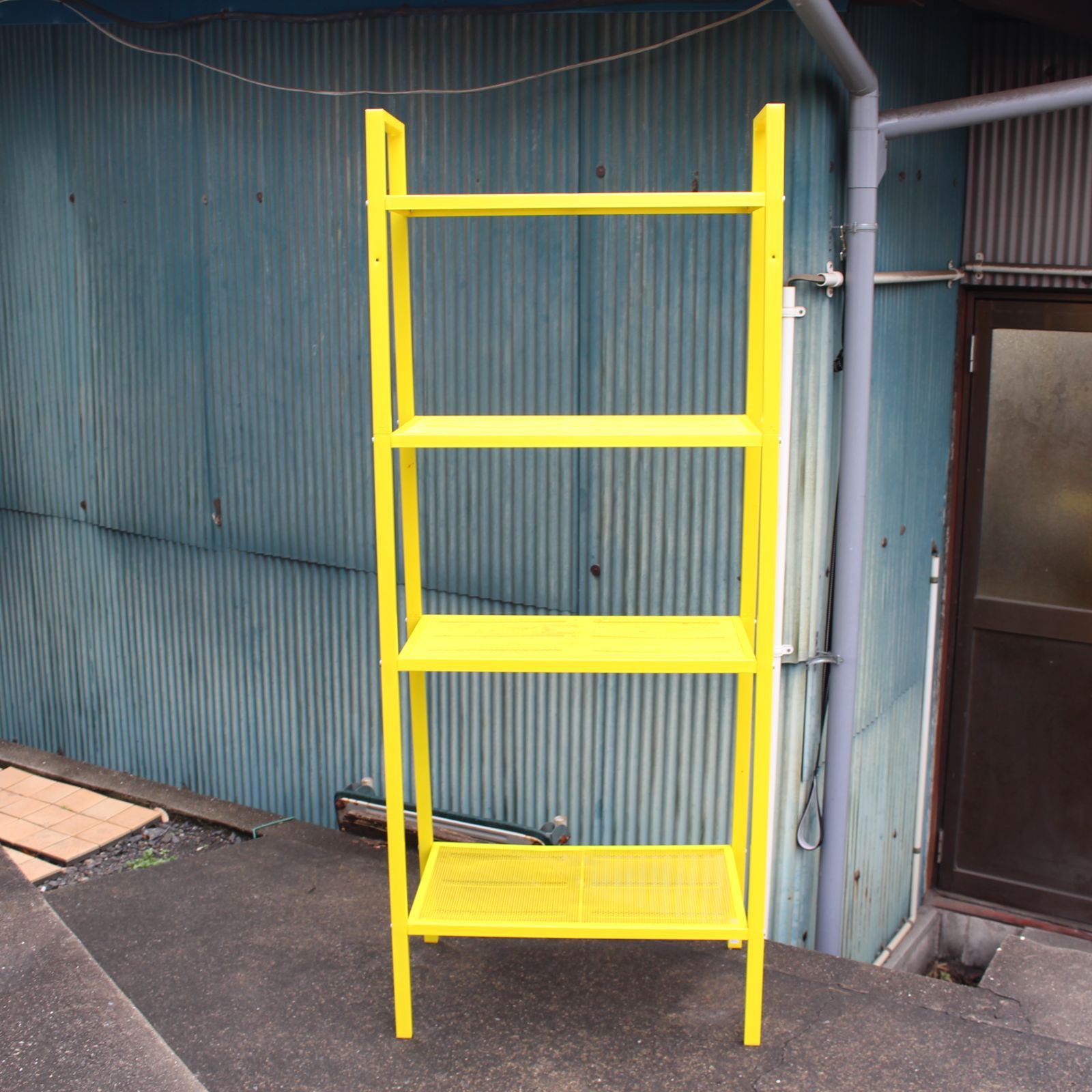 650)【家財便Cランクで発送】IKEA LERBERG/レールベリ 4段スチール