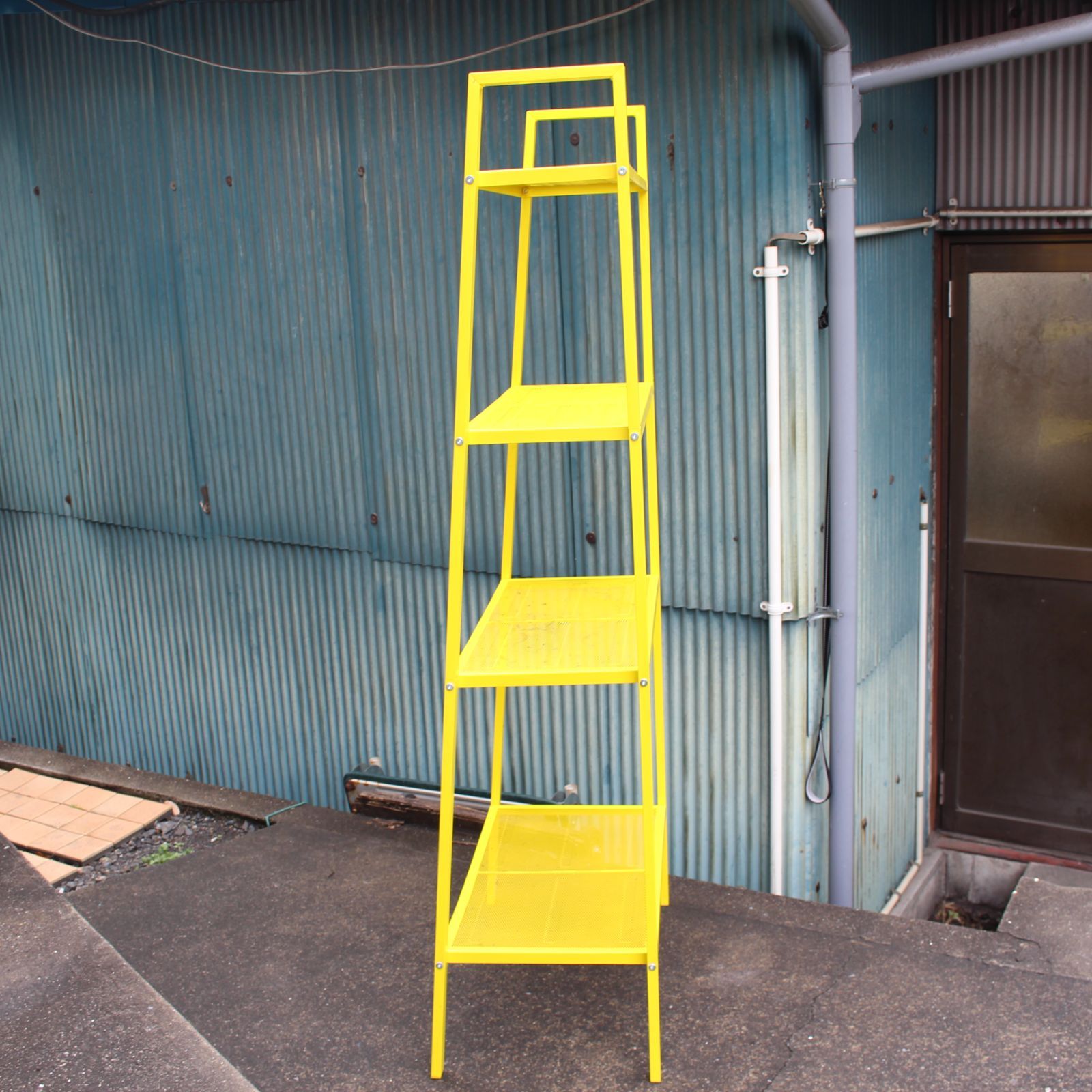 650)【家財便Cランクで発送】IKEA LERBERG/レールベリ 4段スチール