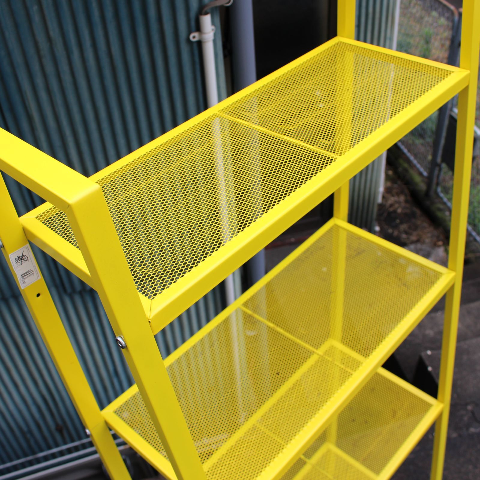 650)【家財便Cランクで発送】IKEA LERBERG/レールベリ 4段スチール