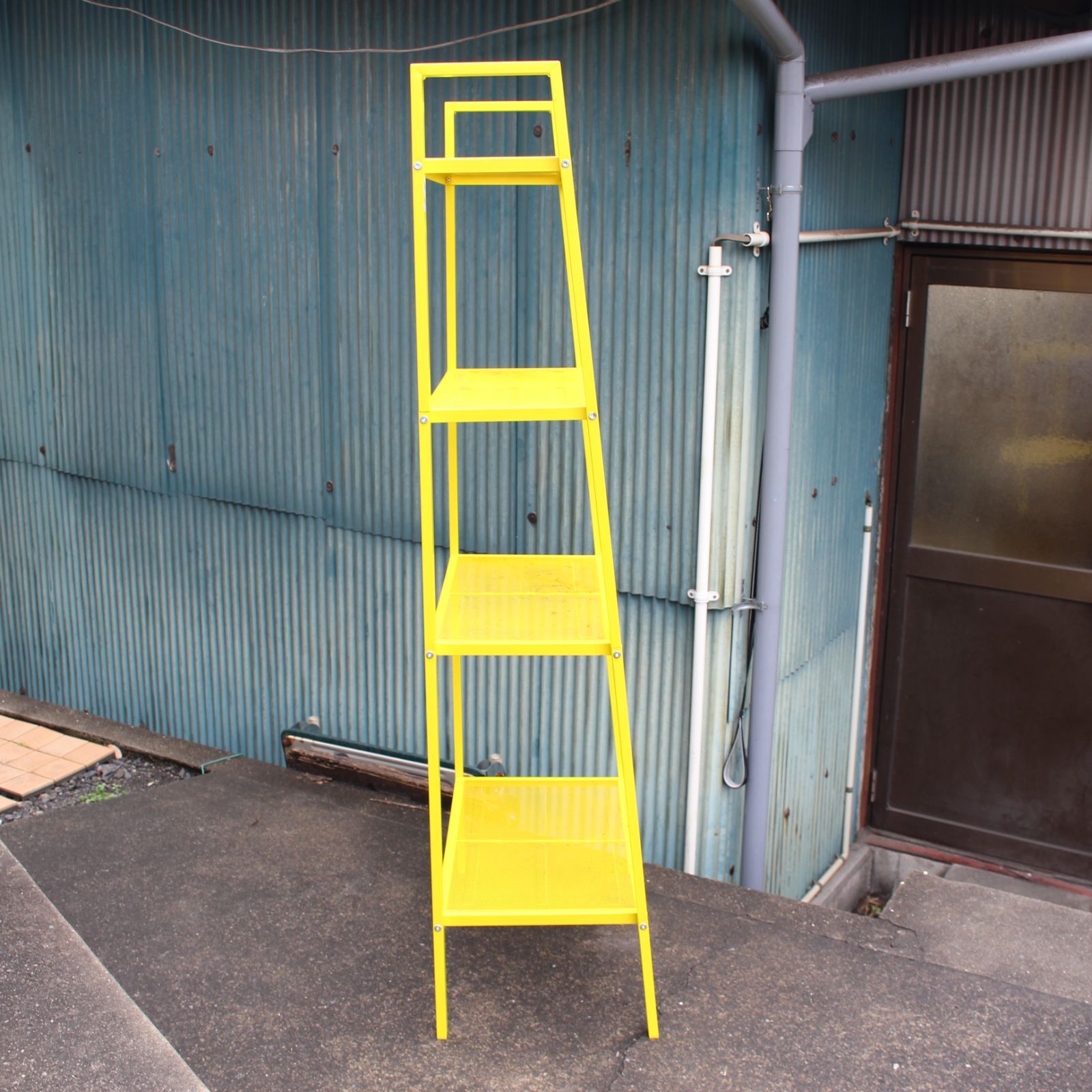 650)【家財便Cランクで発送】IKEA LERBERG/レールベリ 4段スチール