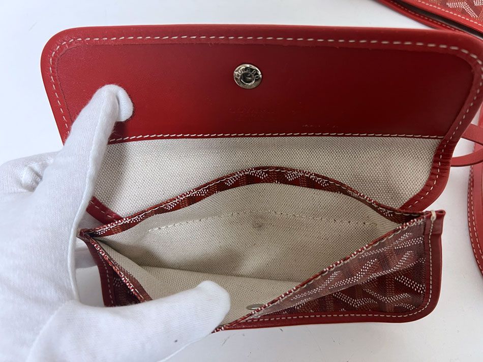 GOYARD ゴヤール サンルイPM トートバッグ ショルダーバッグ レッド