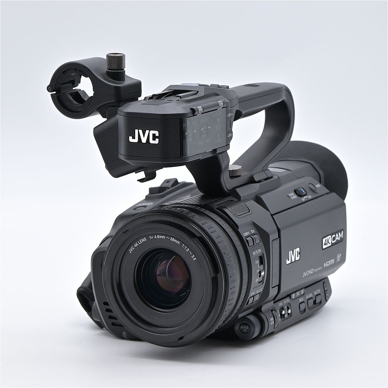 JVC 4Kビデオカメラ ケース付き GY-HM175 4Kメモリーカードカメラ