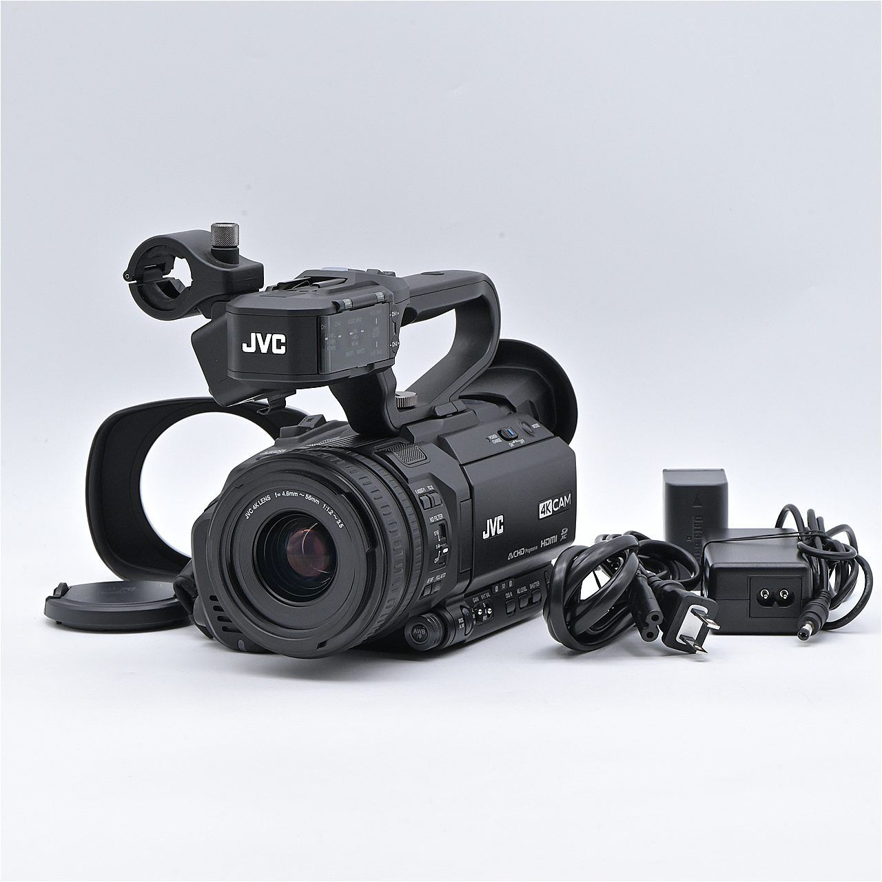 JVC 4Kビデオカメラ ケース付き GY-HM175 4Kメモリーカードカメラ