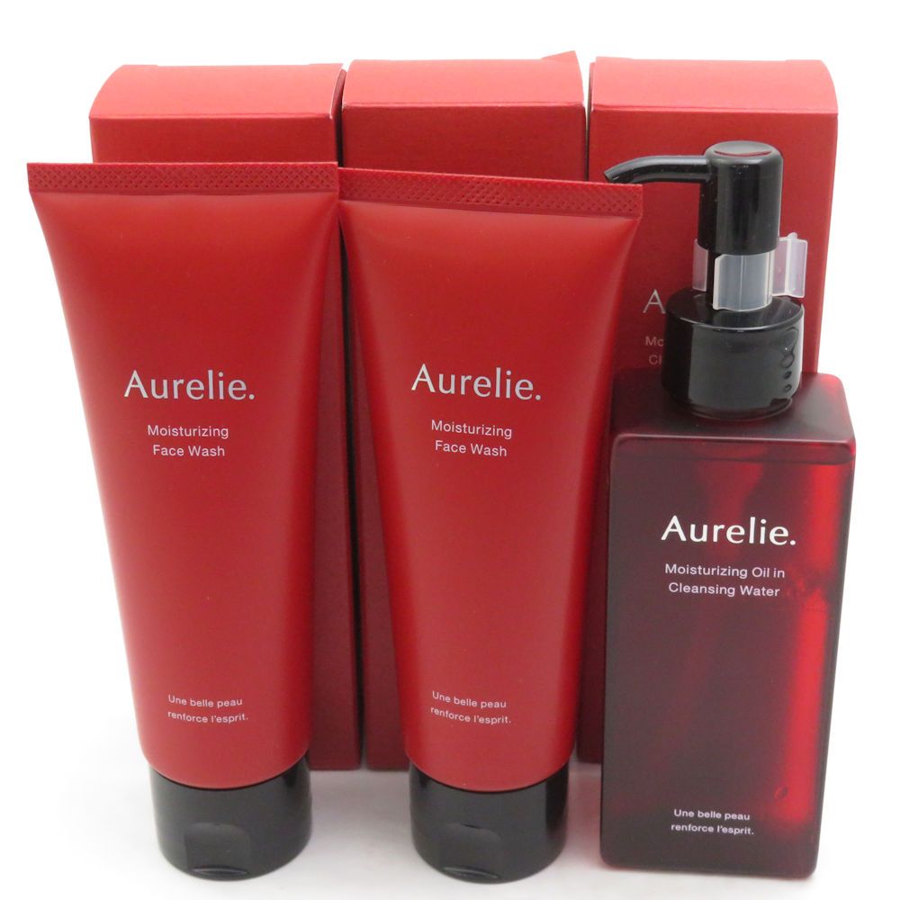 未使用 Aurelie オレリー モイストフェイスウォッシュ モイストオイル