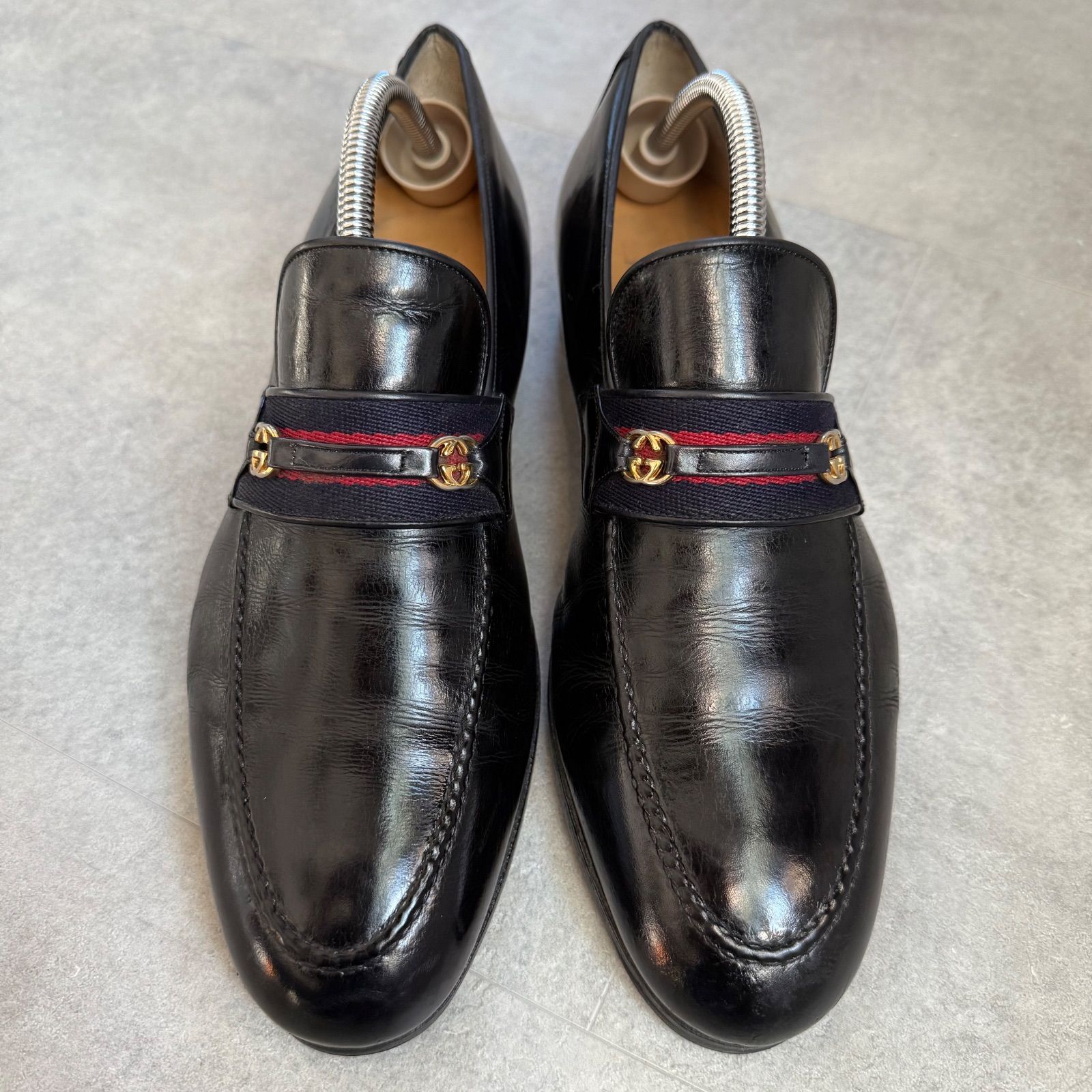 美品　GUCCI インターロッキング　ローファー　黒　42 1/2 GUCCI☆インターロッキングG ウィメンズ ローファー☆すぐ届く