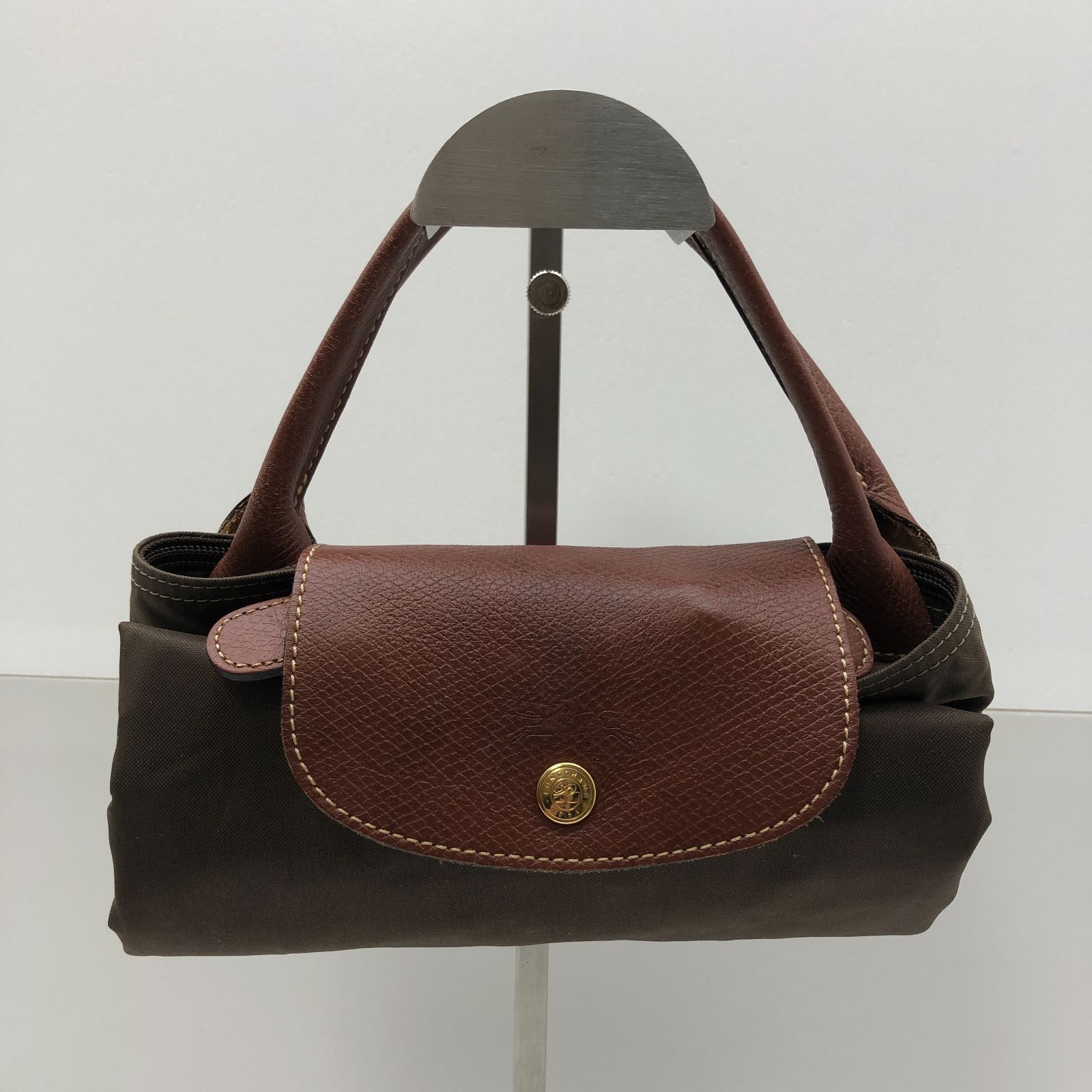 LONGCHAMP ボストンバッグ ナイロン製 ロンシャン ブラウン系 SGSF26