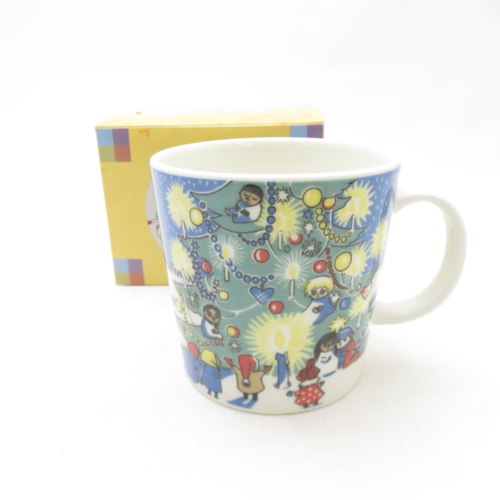 未使用 ARABIA アラビア ムーミンマグ クリスマス 2004-2005年