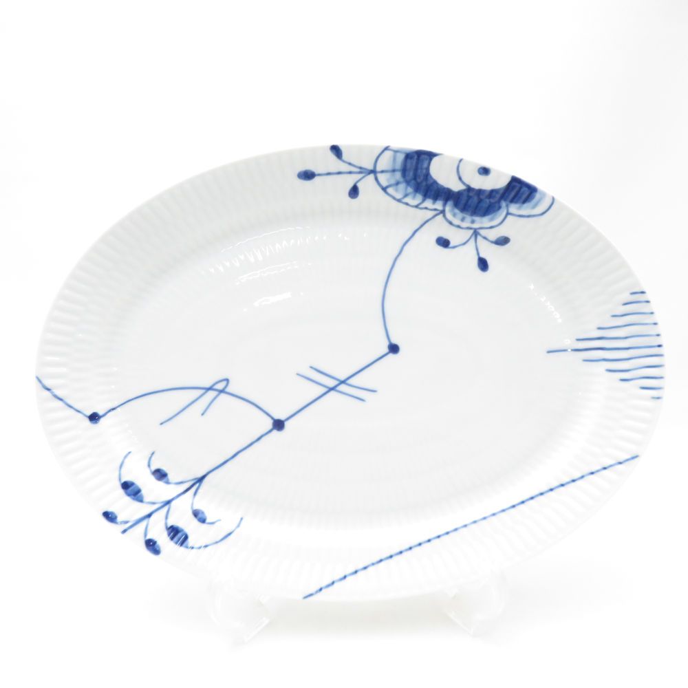 美品 ROYAL COPENHAGEN ロイヤルコペンハーゲン ブルーフルーテッド