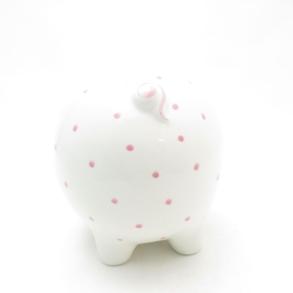 美品 TIFFANY＆Co. ティファニー ピギーバンク 貯金箱 陶器 ピンク