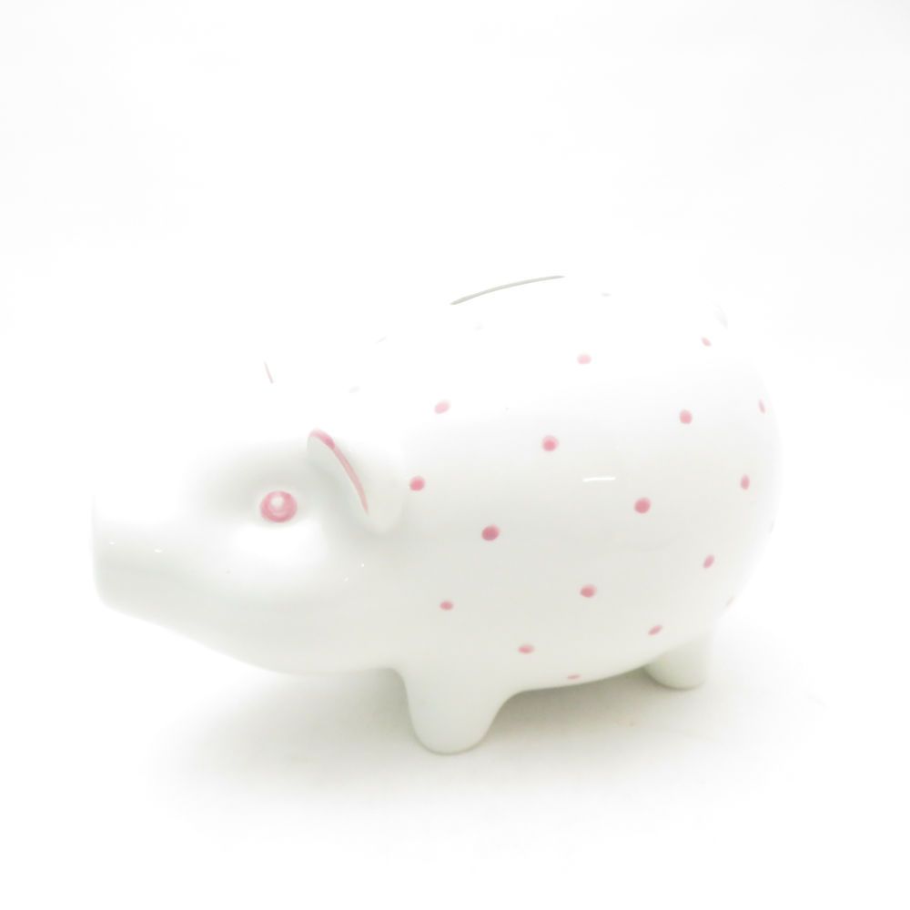 美品 TIFFANY＆Co. ティファニー ピギーバンク 貯金箱 陶器 ピンク