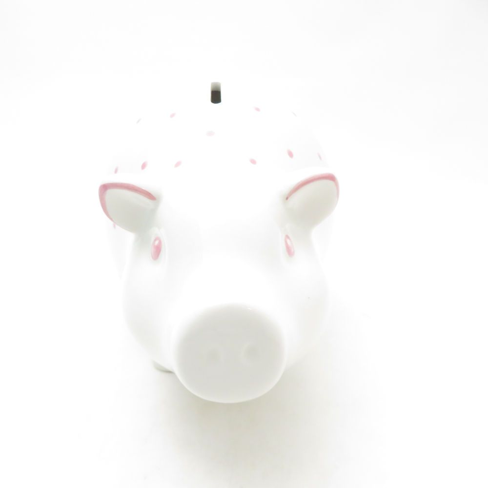 美品 TIFFANY＆Co. ティファニー ピギーバンク 貯金箱 陶器 ピンク