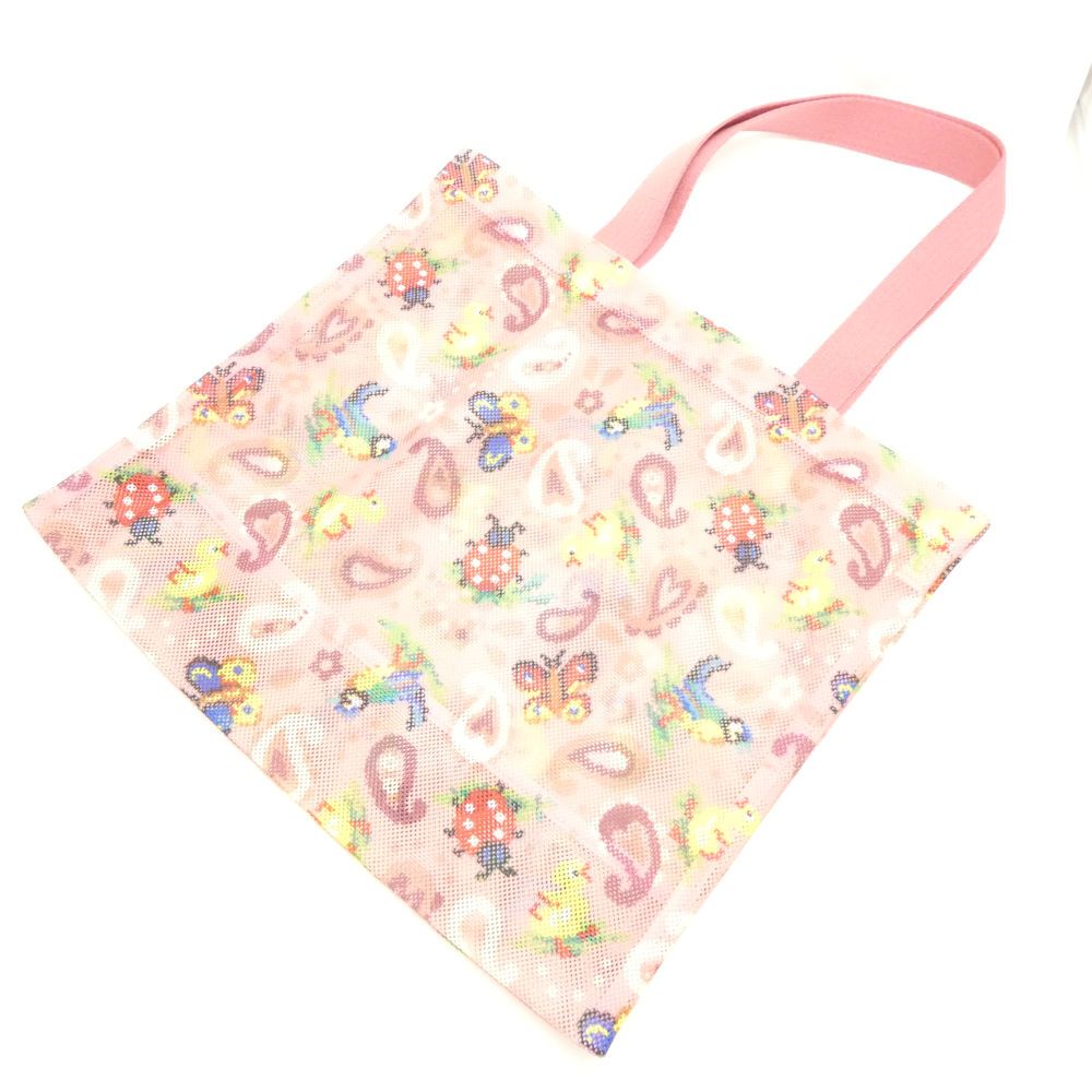 美品 FEILER フェイラー ハイジペイズリー メッシュバッグ AY7714