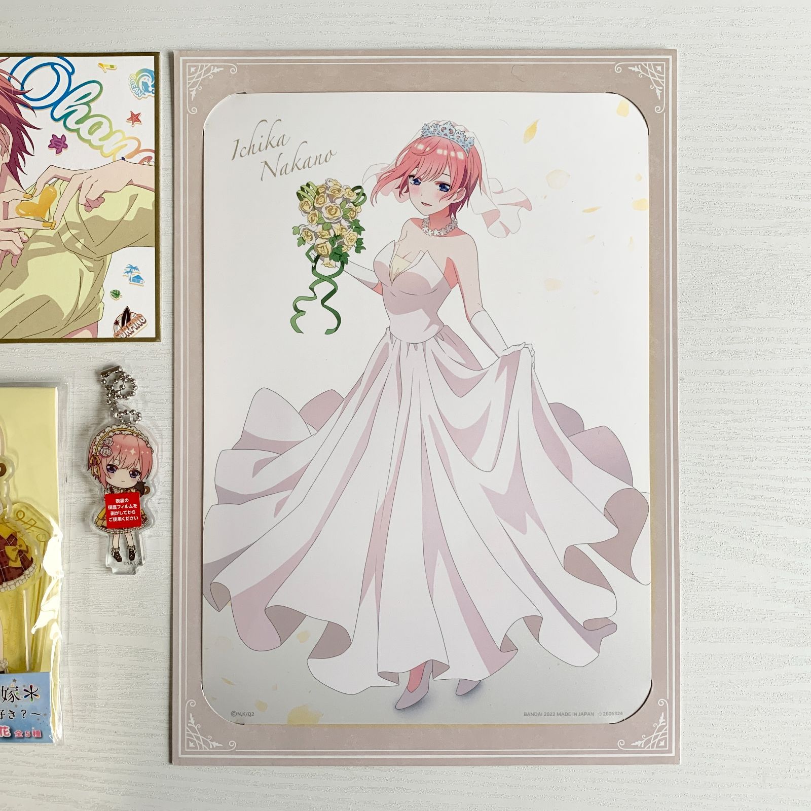 ごと嫁アクスタ五人セット まとめ売り（バラ買〇） 五等分の花嫁 中野一花 グッズセット 色紙 アクスタ ラバスト ひこくじ