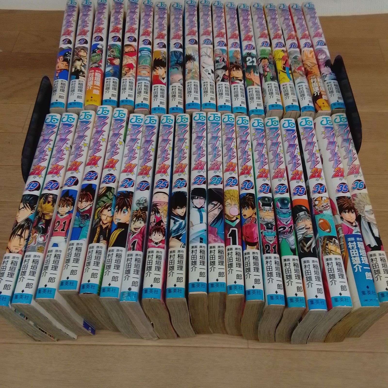 ☆②【未開封1冊】アイシールド21 1～37巻 コミック全巻セット＋公式