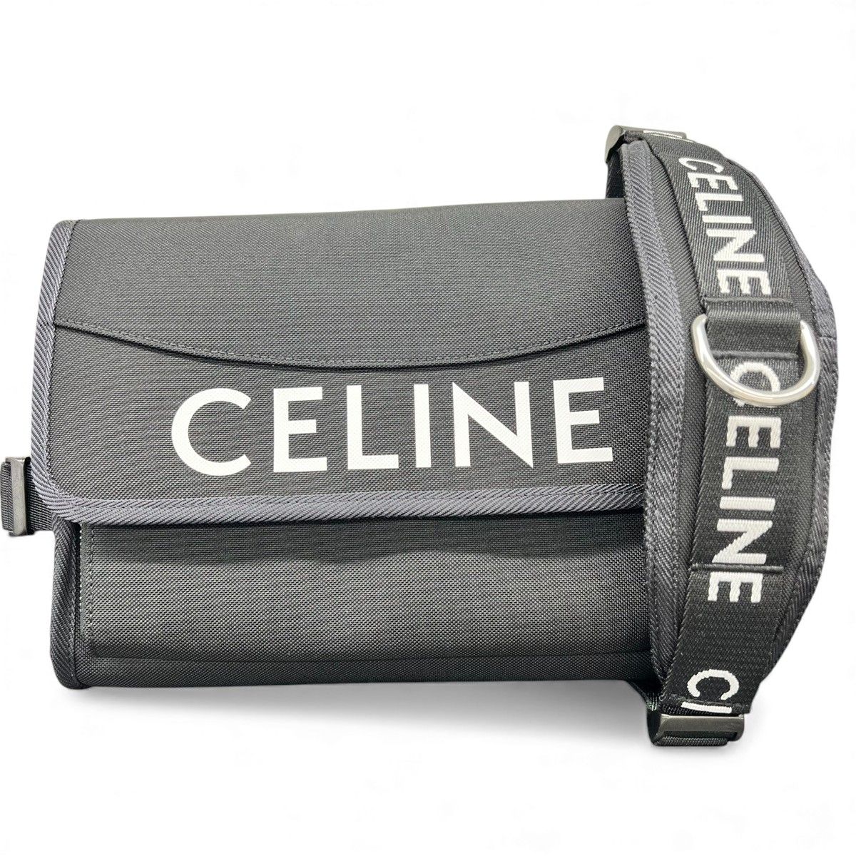 CELINE スモールトレッキングメッセンジャーショルダーバッグ CELINE】22-23AW＊スモール トレッキング メッセンジャー ロゴ (CELINE