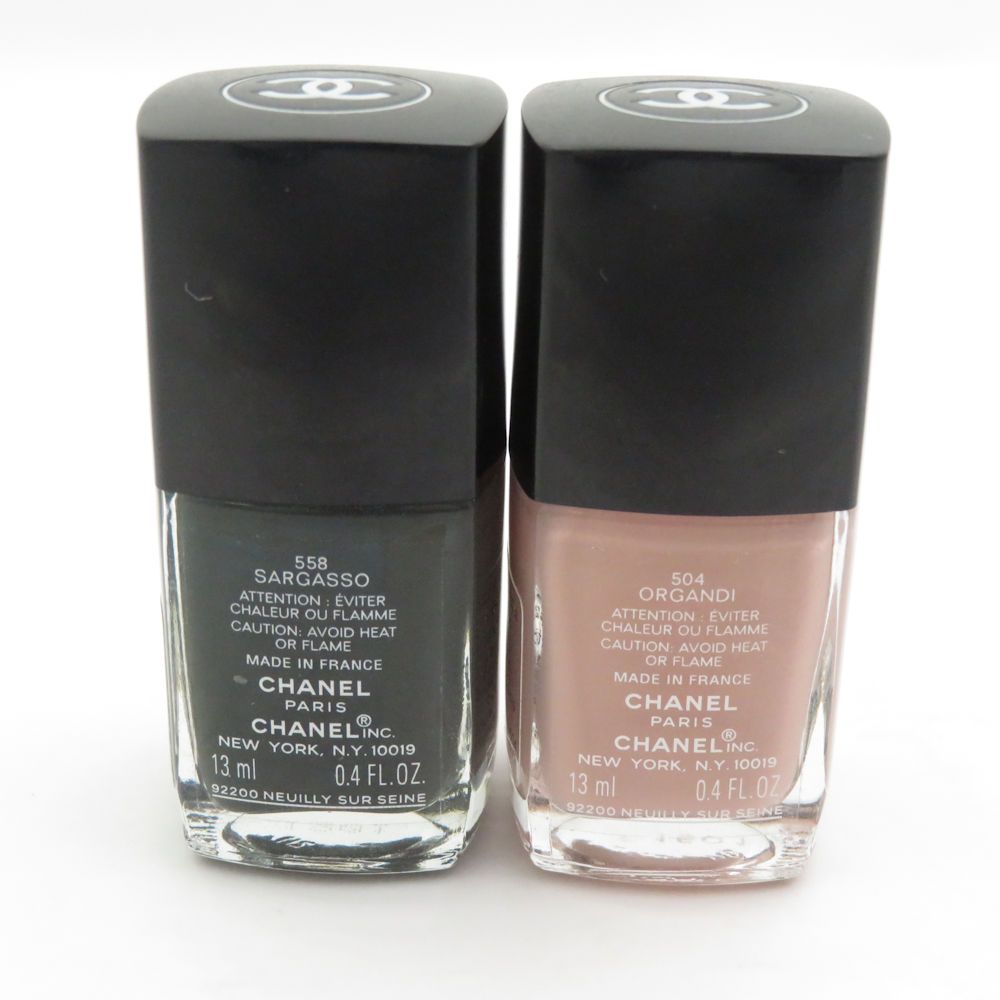 美品 CHANEL シャネル ヴェルニ ロング トゥニュ 504/558 ネイル