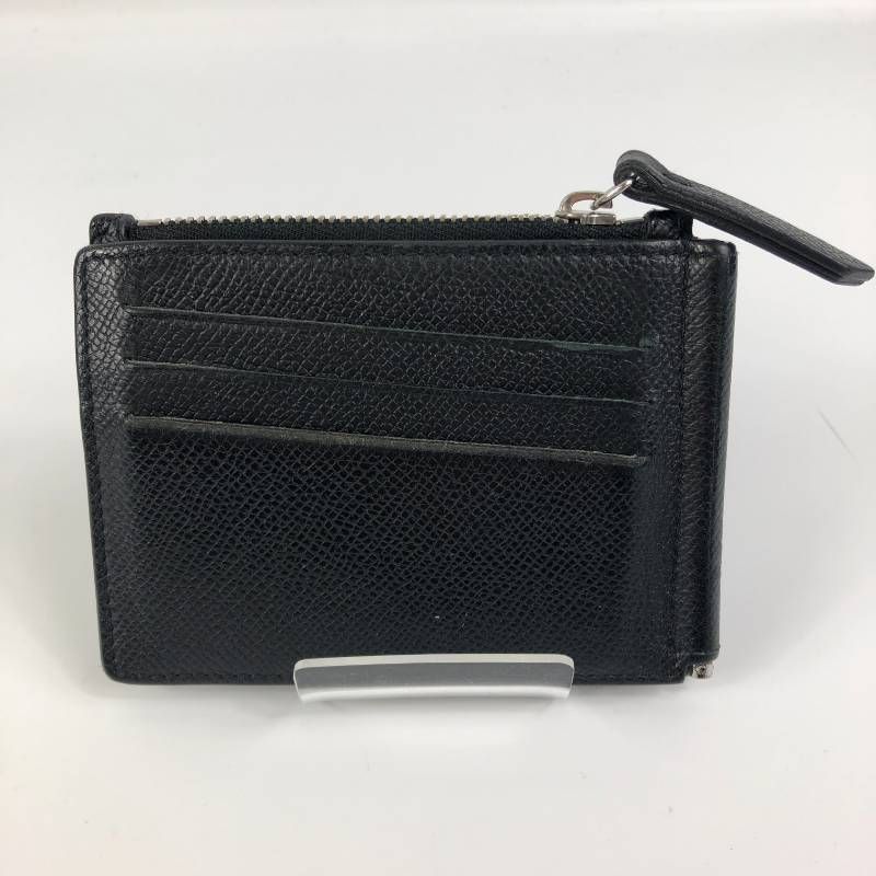 箱付・極美品 メゾンマルジェラ フラグメントケース レザー ブラック