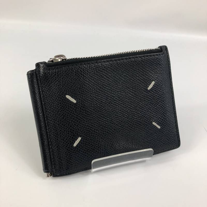 Maison Margiela メゾン マルジェラ ケース ブラック 箱付 箱付・極美品 メゾンマルジェラ フラグメントケース レザー ブラック