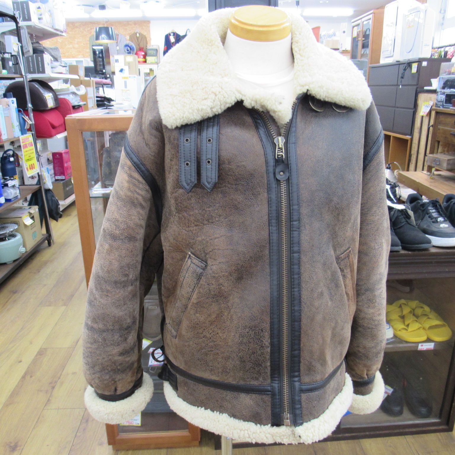 古着 TYPE-B3 B3 b3 フライトジャケット ムートン 8222093 