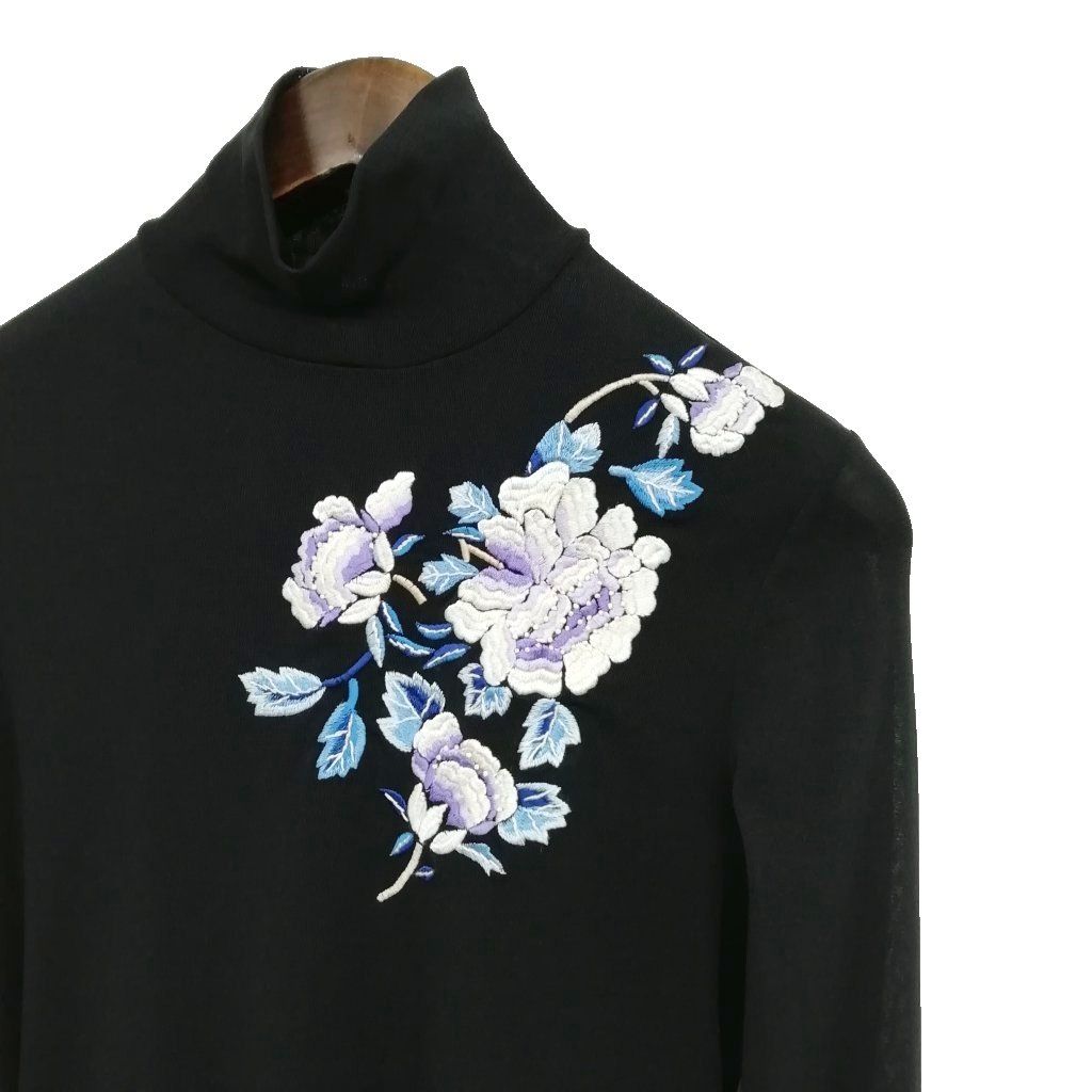 ヴィヴィアンタム VIVIENNE TAM アーカイブ 花柄 刺繍 パワーネット