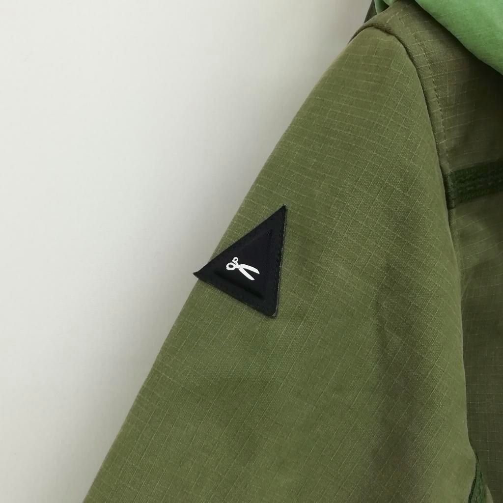 デンハム DENHAM RE-CUT PARKA ミリタリー モッズ コート XS オリーブ