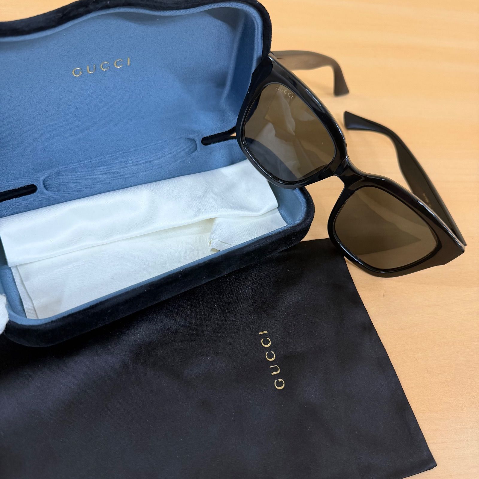 美品】GUCCI グッチ サングラス GG1338SK 001 54◻︎19-145 M ブラック