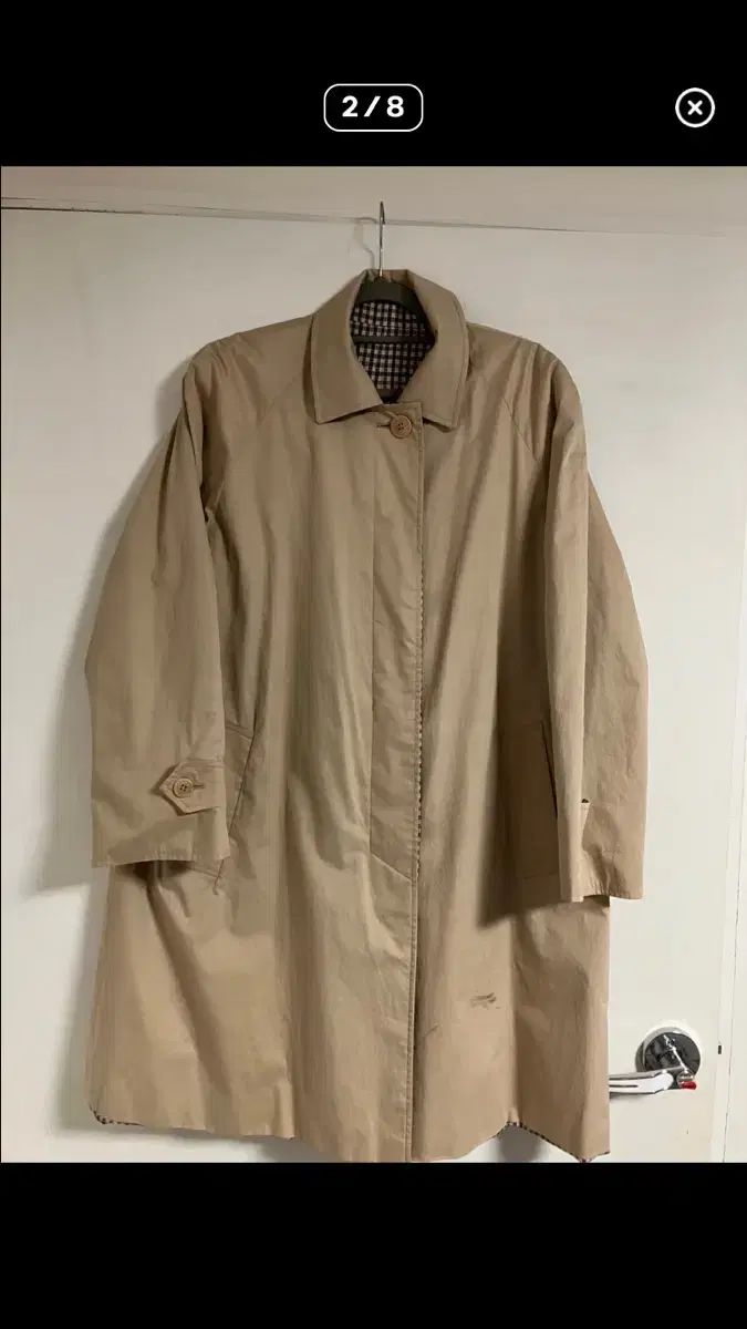 未使用✨　アクアスキュータム　ステンカラー　リバーシブル　コート アクアスキュータム リバーシブル ステンカラーコート - メルカリ