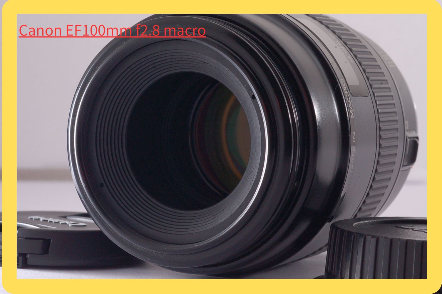 ジャンク】Canon EF 100mm f2.8 macro - メルカリ
