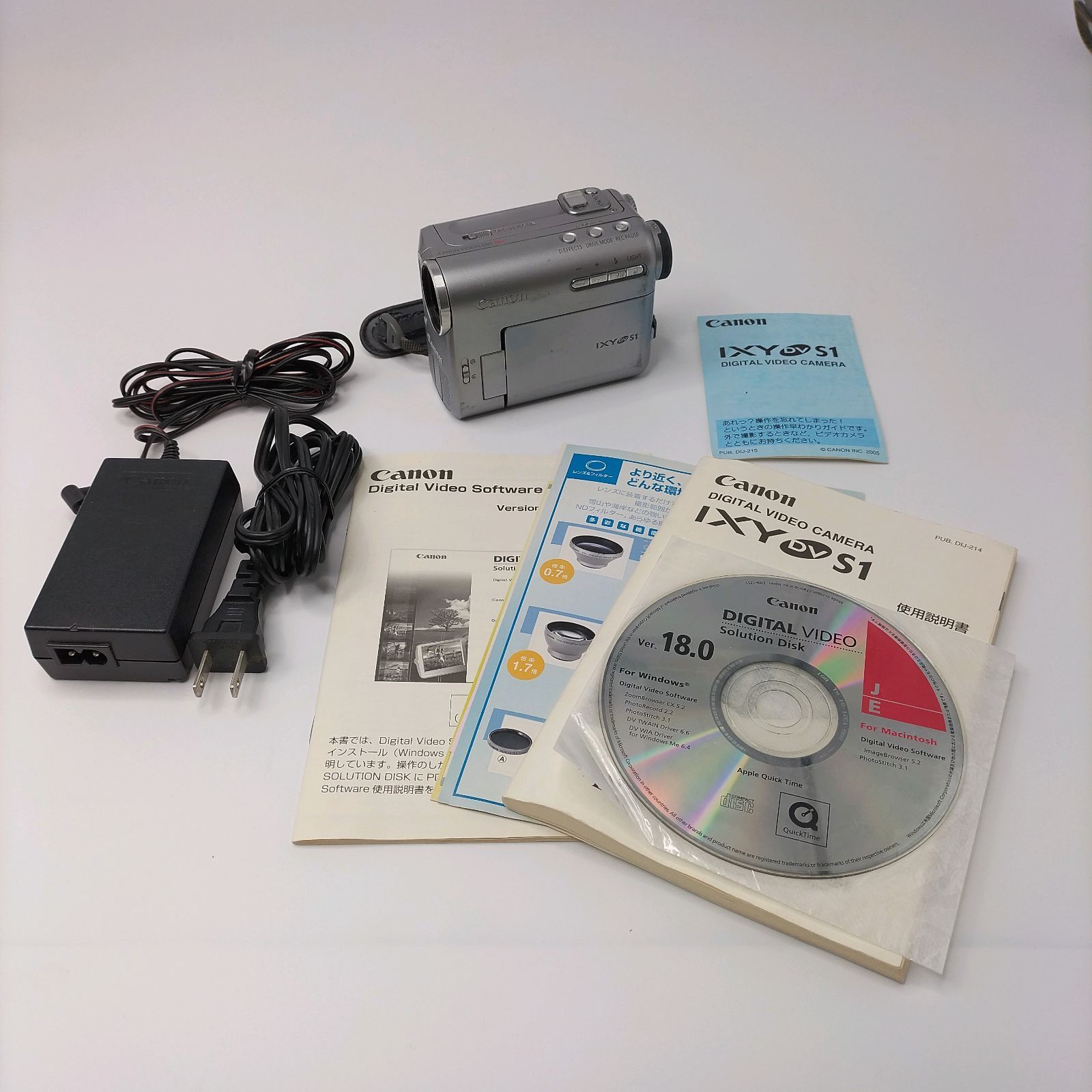 Canon IXY DV S1 ビデオカメラ 本体 付属品付き Canon IXY DV S1 デジタルビデオカメラ - メルカリ