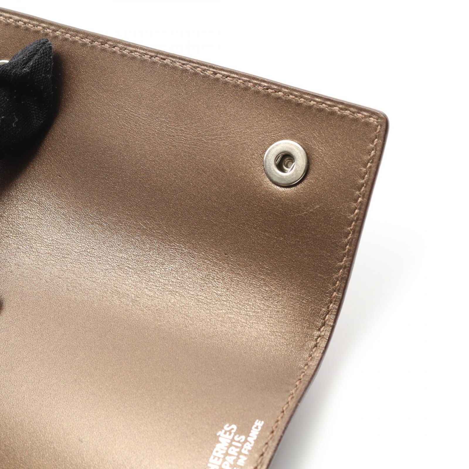 エルメス HERMES キーケース セリエ ブロンズ系 レザー セリエ 6連キー