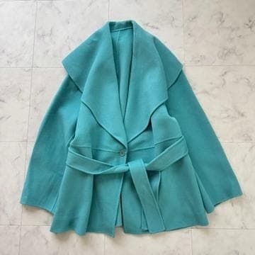 美品 Plage プラージュ ハミルトンワイドカラーショートコート