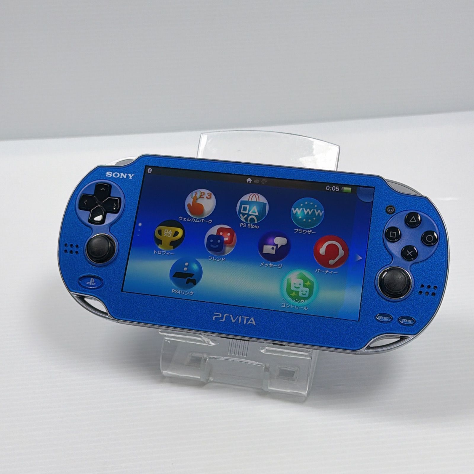 PSVITA PCH 1000 サファイアブルー 4GBメモリーカード付き 外装美品 訳