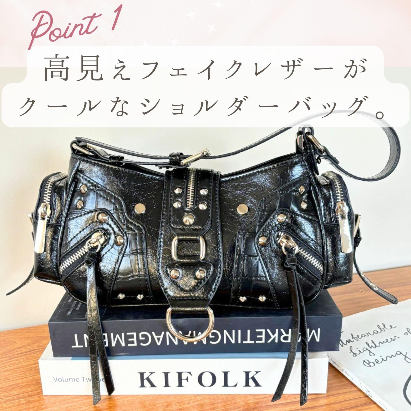 ハルジオ] ホーボーバッグ ショルダーバッグ レディース ミニ