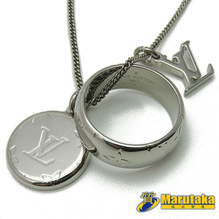 ルイヴィトン 】LOUIS VUITTON リングネックレス モノグラム