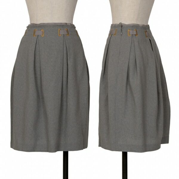 VIVIENNE TAM★スカート ヴィヴィアンタムVIVIENNE TAM ウールウエストテーピングスカート