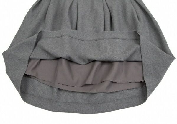 ヴィヴィアンタムVIVIENNE TAM ウールウエストテーピングスカート