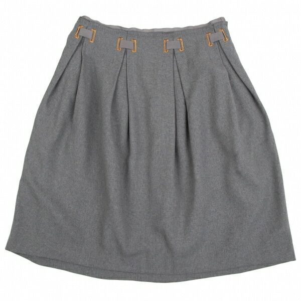 希少柄✨美品 ヴィヴィアンタム スパンコール スカート グレー ヴィヴィアンタムVIVIENNE TAM ウールウエストテーピングスカート