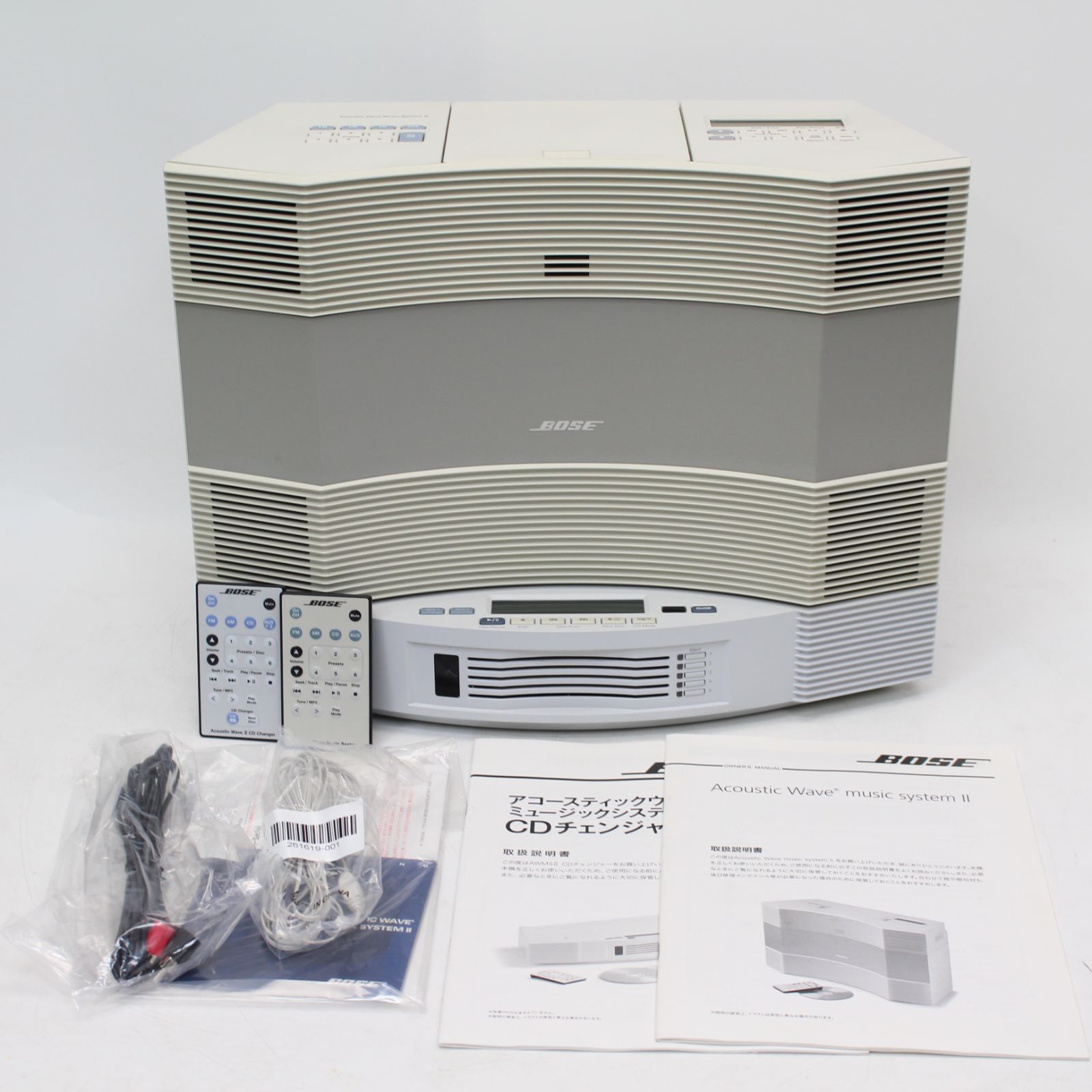 IS249)BOSE AWMSⅡ CDラジオ CDチェンジャー付き ボーズ Accoustic