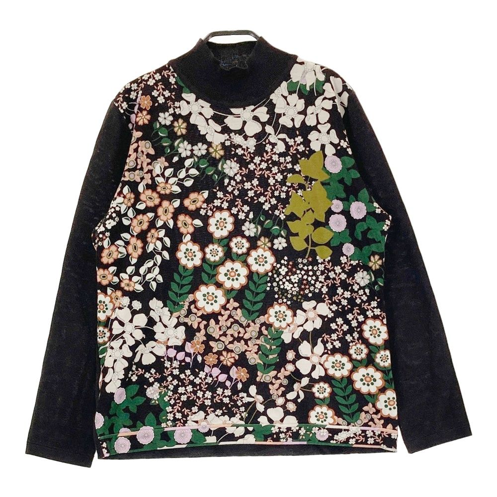 LEONARD SPORT　レオナール　ニット　花柄 サイズ：44 LEONARD SPORT レオナール スポーツ ハイネック ニット