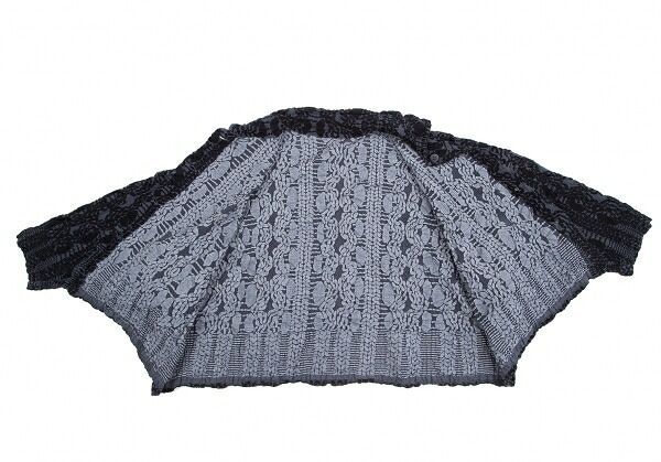 イッセイミヤケ ミーISSEY MIYAKE me 染めコットンフロッキープリント