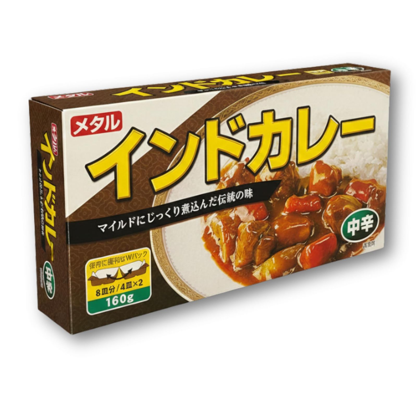 終売品】メタル インドカレー 160g 中辛 関西の味 - メルカリ
