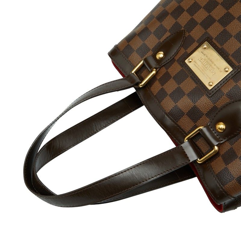 【美品❗✨】ルイヴィトン　ダミエ　エベヌ　ハムステッドPM ハンドバッグ LOUIS VUITTON（ルイ・ヴィトン） ハムステッドPM N51205 ブラウン