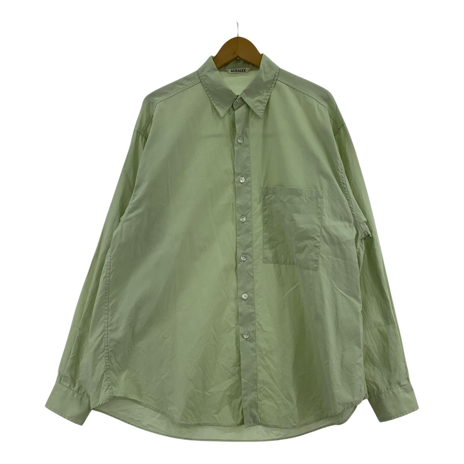 FINX AURALEE SHIRT TWILL WASHED 25SS Finx Twill BIG Washed Auralee 