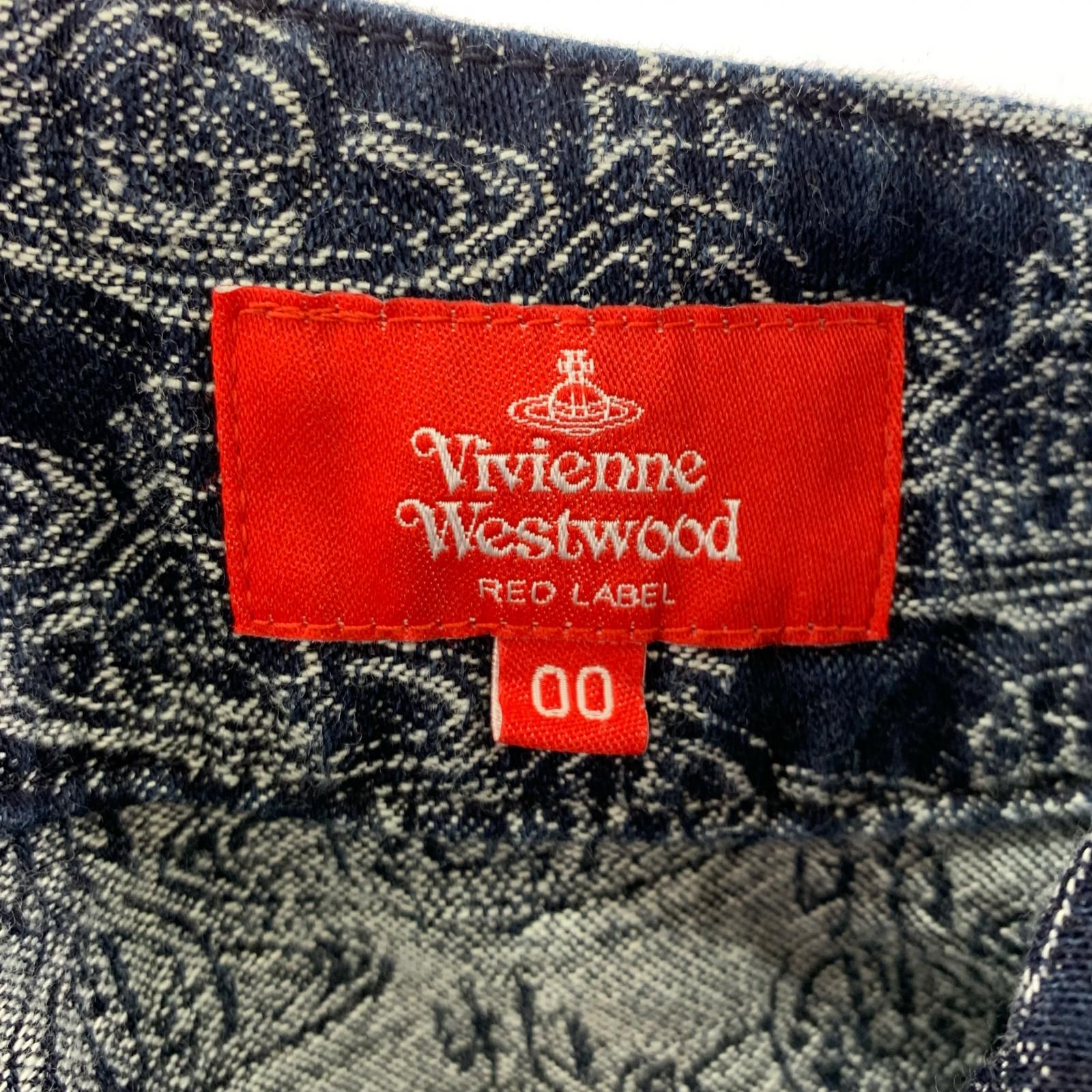 Vivienne Westwood red label ｵｰﾌﾞﾌﾟﾘﾝﾄ ｻﾛﾍﾟｯﾄ ﾃﾞﾆﾑﾊﾟﾝﾂ 00 - メルカリ