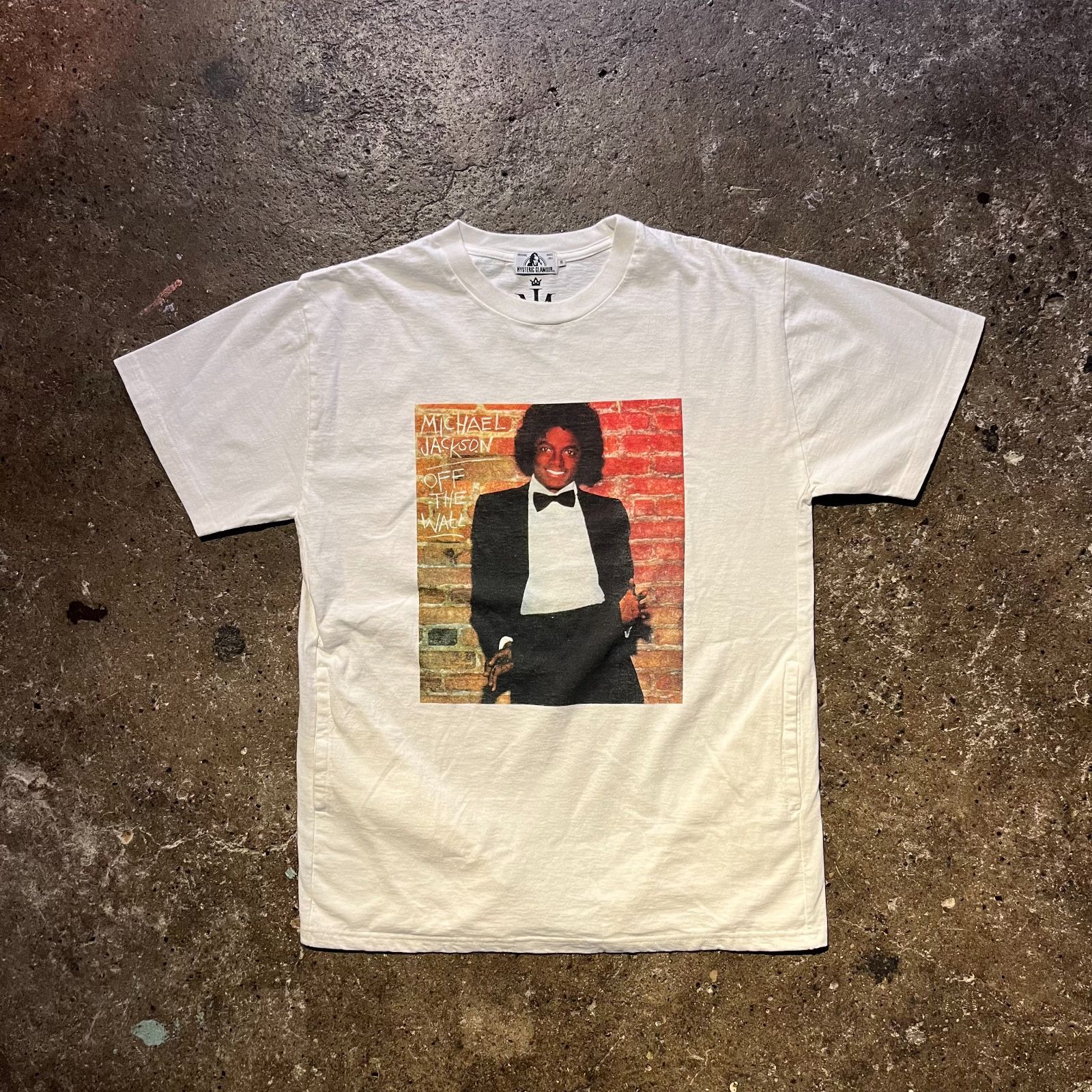のみ HYSTERIC GLAMOUR✕マイケルジャクソン コラボTシャツ HYSTERIC GLAMOUR MICHAEL JACKSON OFF THE WALL 1979 Tシャツ S