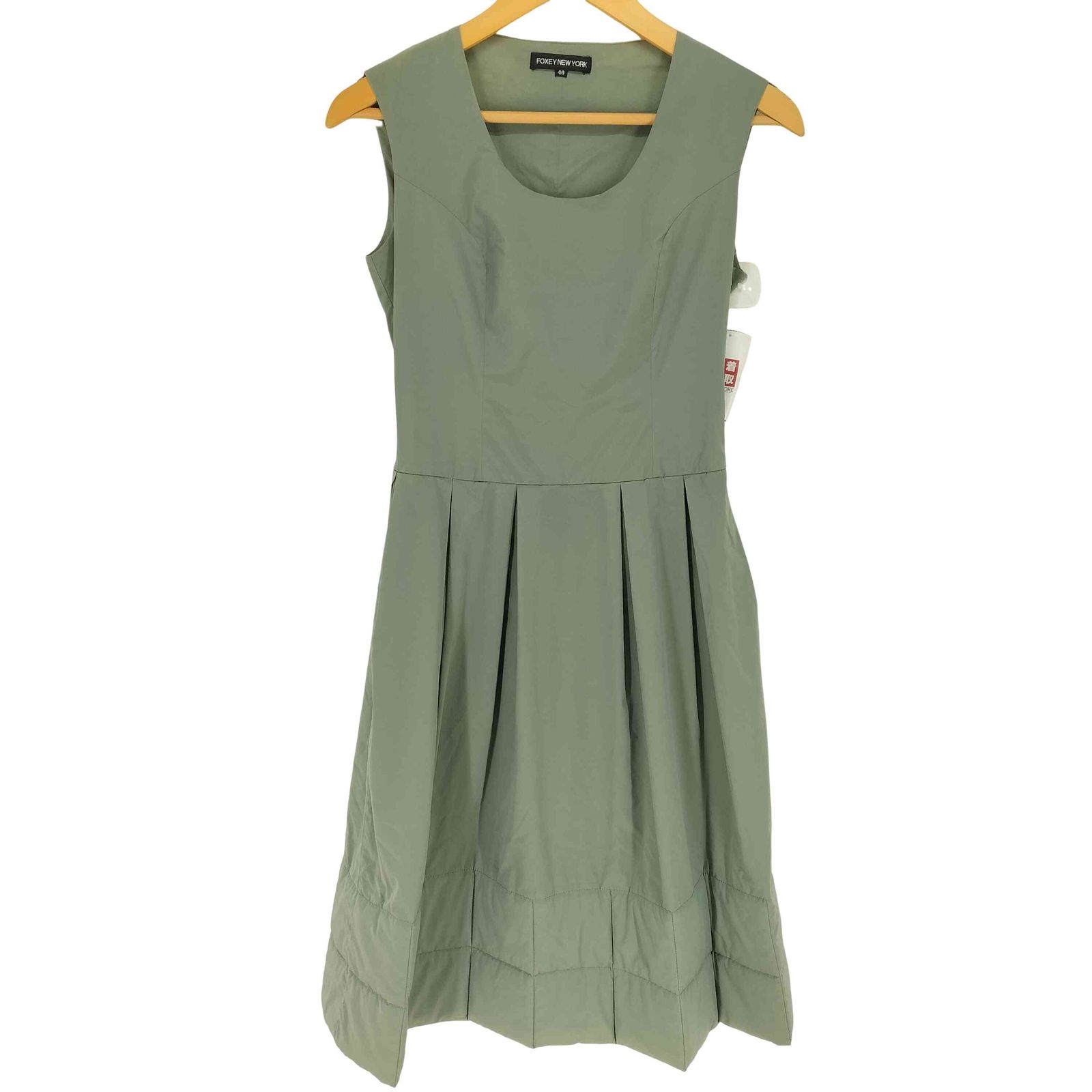 フォクシーニューヨーク FOXEY NEW YORK 玉虫 ノースリーブワンピース