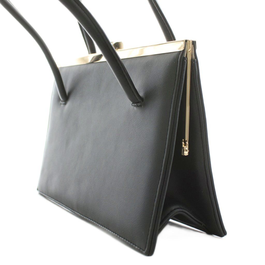 アニュアンス anuans ハンドバッグ 黒 ブラック /AN17 - メルカリ