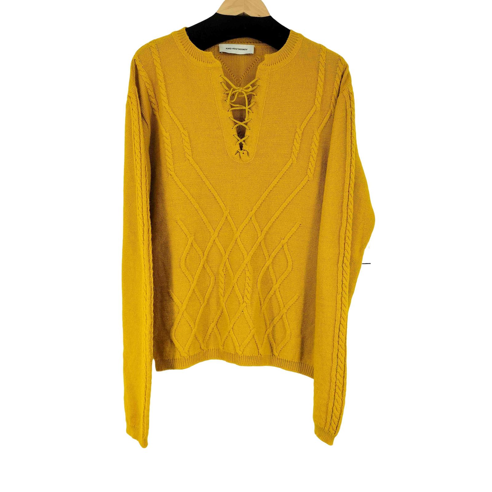 KIKO KOSTADINOV(キココスタディノフ) itten cable knit sweater メンズ  46【中古】【ブランド古着バズストア】 キココスタディノフ KIKO KOSTADINOV itten cable knit sweater メンズ
